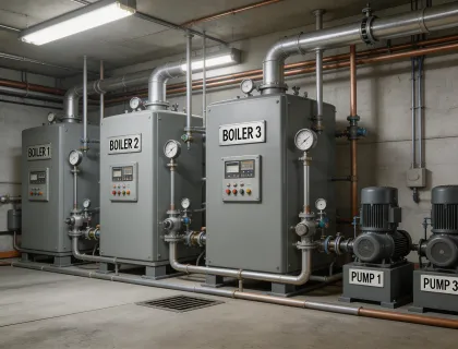 Multifamily housing boiler plants